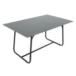 Τραπέζι Revello sintered stone μαύρο μαρμάρου-μαύρο 150x90x75εκ - Image 5