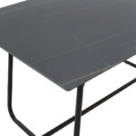 Τραπέζι Revello sintered stone μαύρο μαρμάρου-μαύρο 150x90x75εκ - Image 6