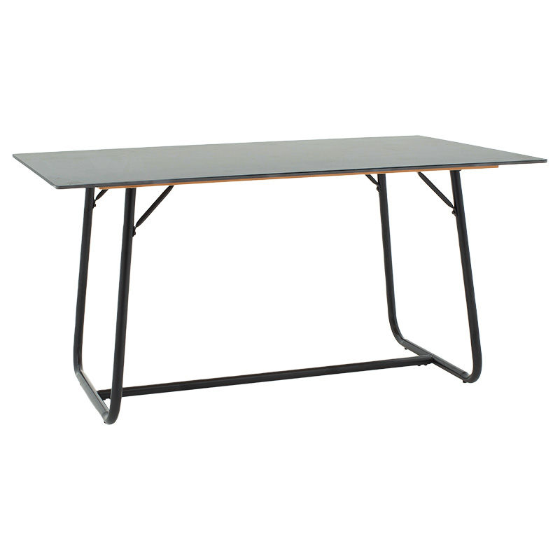 product_pako_101-000075 Τραπέζι Revello sintered stone μαύρο μαρμάρου-μαύρο 150x90x75εκ - Image 1