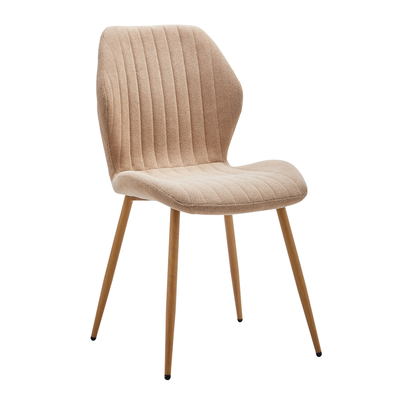 product_pako_101-000086 Καρέκλα Fersity ύφασμα μπεζ-πόδι μέταλλο φυσικό 48x56.5x85.5εκ - Image 1