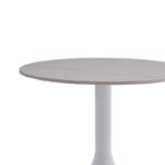 Βοηθητικό τραπέζι Fabron Inart λευκό sintered stone Φ50x52εκ - Image 3