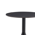 Βοηθητικό τραπέζι Fabron Inart μαύρο sintered stone Φ50x52εκ - Image 3