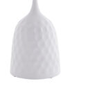 Βοηθητικό τραπέζι Kousien Inart λευκό sintered stone Φ50x60εκ - Image 4