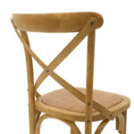 Σκαμπό μπαρ Reid ξύλο sonoma-έδρα καφέ rattan - Image 7