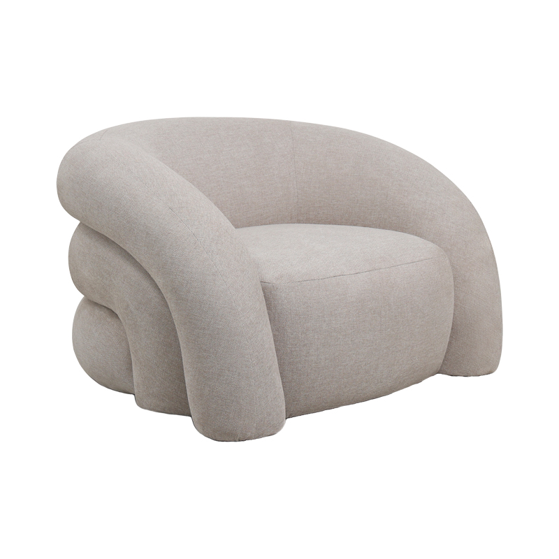 product_pako_110-000067 Πολυθρόνα Lexy κρεμ ύφασμα 100x89.5x60εκ - Image 1