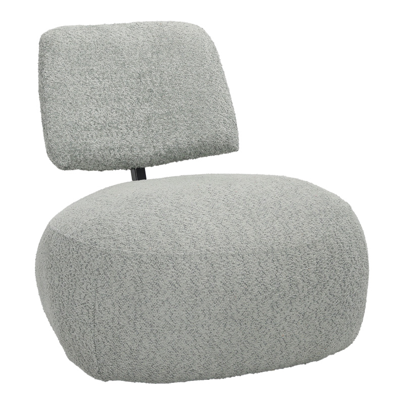 product_pako_110-000103 Πολυθρόνα Stonie μπουκλέ ύφασμα σε φυστικί απόχρωση 67x73x67εκ - Image 1