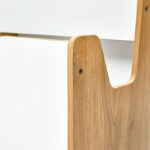 Ραφιέρα Crane φυσικό-λευκό mdf 57x34x55εκ - Image 6