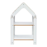 Ραφιέρα τ. Montessori Zoilen λευκό-ροζ mdf 50x30x80εκ - Image 2