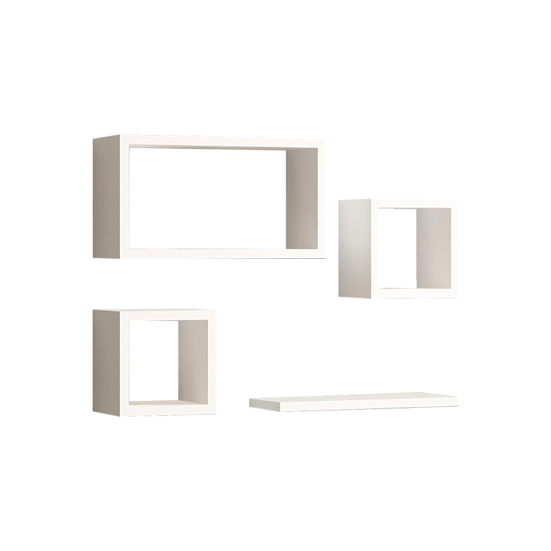 product_pako_120-000451 Ραφιέρα Babine μελαμίνη σε λευκή απόχρωση 84x15x44εκ - Image 1