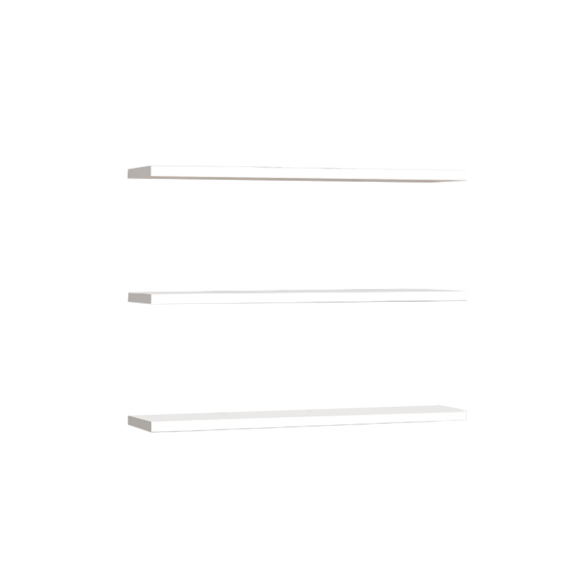 product_pako_120-000455 Ραφιέρα τοίχου Edna μελαμίνη σε λευκή απόχρωση 60x14.5x1.8εκ - Image 1
