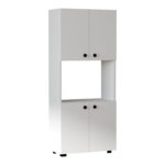 Στήλη Guzel σε λευκή απόχρωση 60x31.4x140εκ