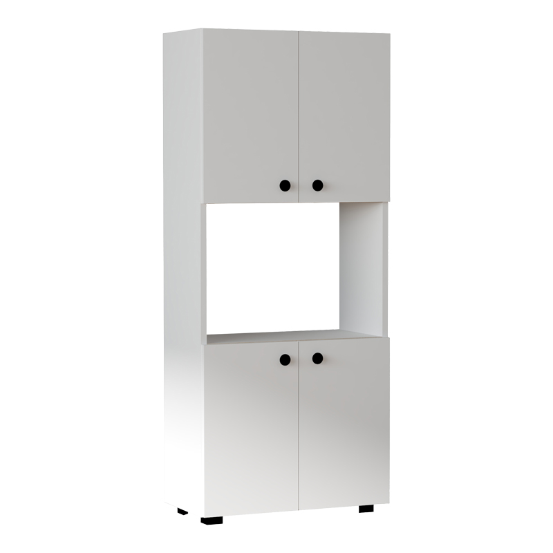 product_pako_120-000477 Στήλη Guzel σε λευκή απόχρωση 60x31.4x140εκ - Image 1