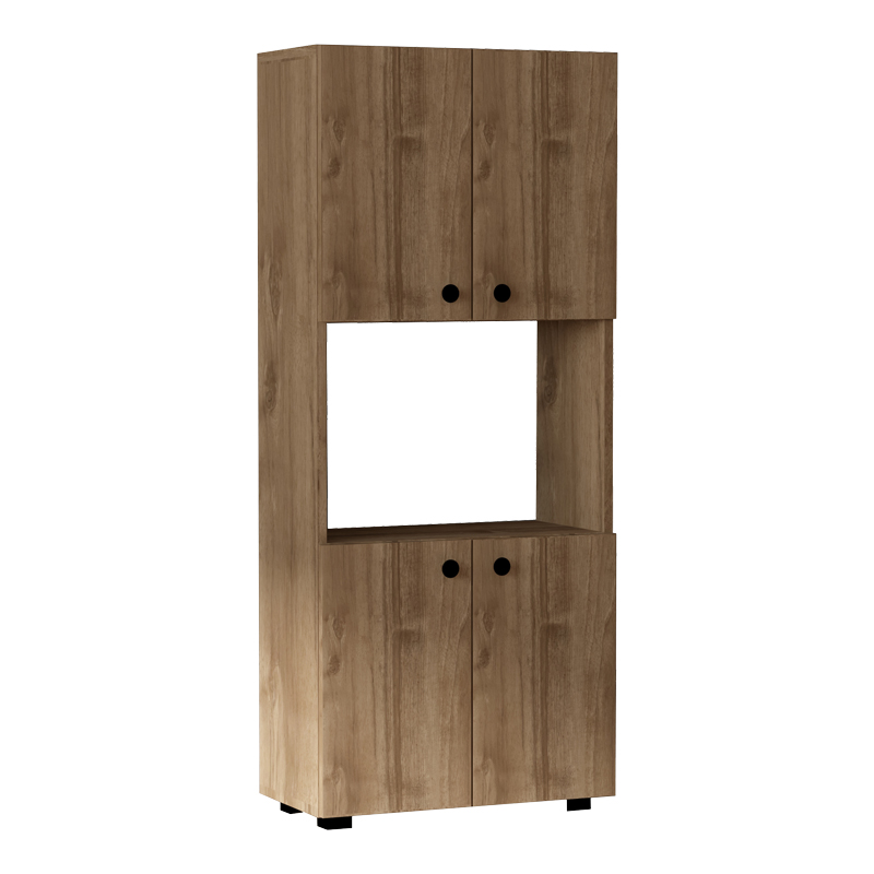 product_pako_120-000478 Στήλη Guzel σε καρυδί απόχρωση 60x31.4x140εκ - Image 1