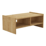 Τραπέζι σαλονιού Tiena σε oak απόχρωση 90x50x35εκ - Image 2