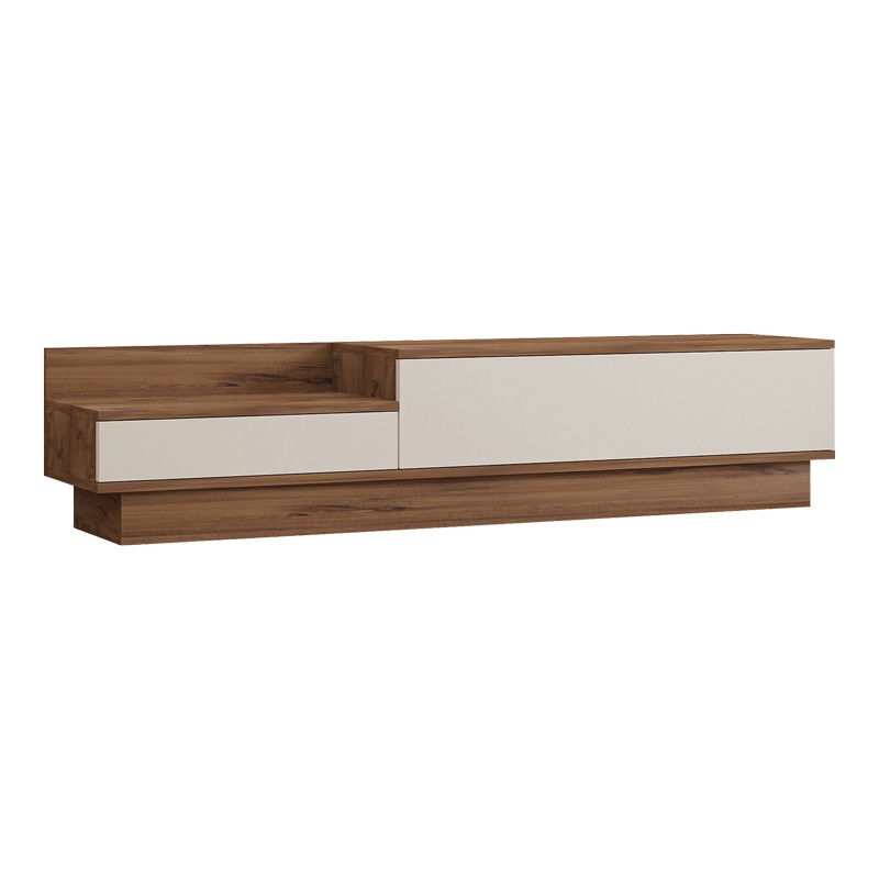 product_pako_120-000533 Έπιπλο τηλεόρασης Eclipse σε κρεμ-oak απόχρωση 160x35x35εκ - Image 1