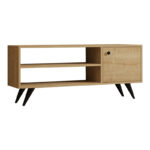 Έπιπλο τηλεόρασης Wison σε oak απόχρωση 120x29x50εκ - Image 2