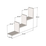 Ραφιέρα τοίχου Mauer σε ανθρακί απόχρωση 90x19,6x60εκ - Image 3