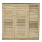 Παπουτσοθήκη-ντουλάπι SANTE 30 ζεύγων χρώμα sonoma 120x37x123εκ - Image 4