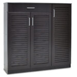 Παπουτσοθήκη-ντουλάπι SANTE 30 ζεύγων χρώμα wenge 120x37x123εκ - Image 2