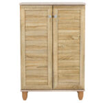 Παπουτσοθήκη-ντουλάπι SANTO 10 ζεύγων χρώμα sonoma 60x34,5x91,5εκ - Image 5