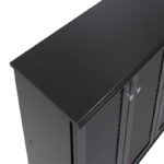 Παπουτσοθήκη-ντουλάπι SANTO 16 ζεύγων χρώμα wenge 89,5x34,5x91,5εκ - Image 7