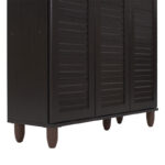 Παπουτσοθήκη-ντουλάπι SANTO 16 ζεύγων χρώμα wenge 89,5x34,5x91,5εκ - Image 8