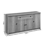Μπουφές Libby oak 160x39.5x83εκ - Image 4
