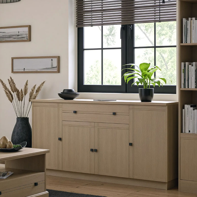 product_pako_123-000165 Μπουφές Libby oak 160x39.5x83εκ - Image 1