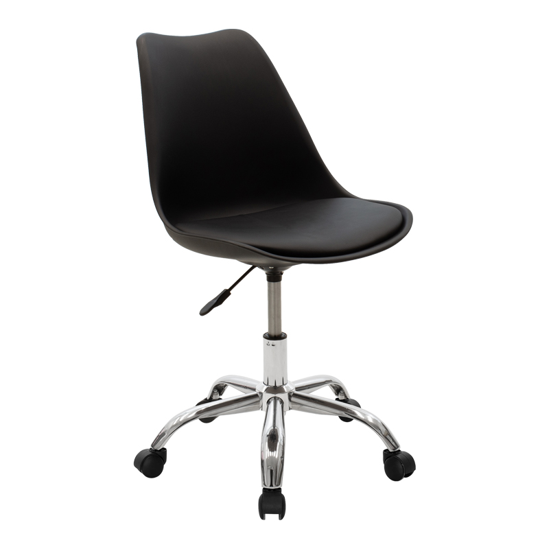 product_pako_127-000024 Καρέκλα γραφείου εργασίας Gaston II PP-PU μαύρο - Image 1