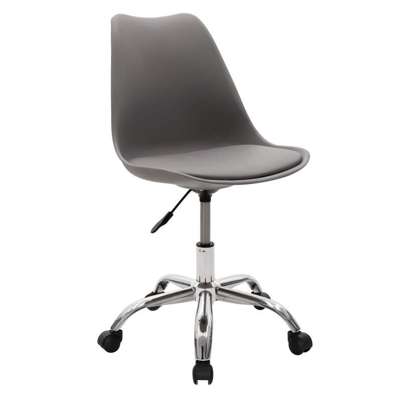 product_pako_127-000026 Καρέκλα γραφείου εργασίας Gaston II PP-PU γκρι - Image 1