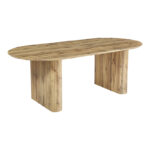 Τραπέζι Nembou mdf σε oak απόχρωση 210x100x76εκ - Image 2