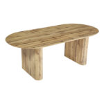 Τραπέζι Nembou mdf σε oak απόχρωση 210x100x76εκ - Image 4