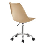 Καρέκλα γραφείου εργασίας Gaston II pp-pu cappuccino 48x57x77-90εκ - Image 2