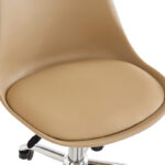 Καρέκλα γραφείου εργασίας Gaston II pp-pu cappuccino 48x57x77-90εκ - Image 6