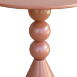 Βοηθητικό τραπέζι Bilane μέταλλο σε terracotta απόχρωση Φ39x60εκ - Image 3