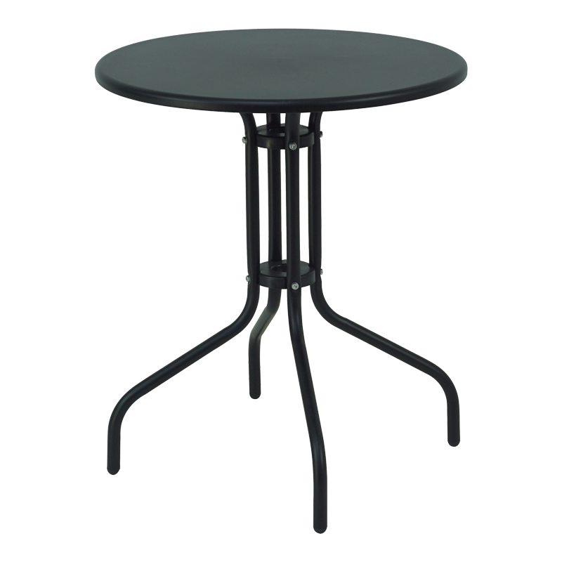 product_pako_130-000059 Τραπέζι Vergo μαύρο μέταλλο Φ60x70εκ - Image 1