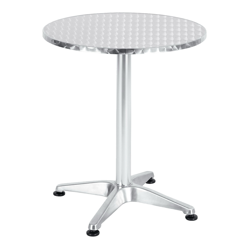 product_pako_130-000063 Τραπέζι Lazo χρωμίου αλουμίνιο Φ60x70εκ - Image 1