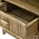 Κομοδίνο Ofra bamboo φυσικό 56x46x69εκ - Image 4