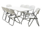 Τραπέζι catering Rodeo πτυσσόμενο-βαλίτσα λευκό 183x76x74εκ - Image 10