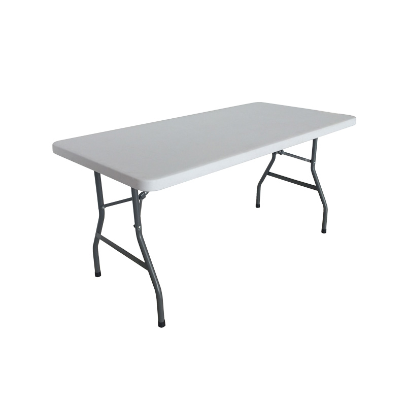 product_pako_142-000016 Τραπέζι catering-συνεδρίου Aprilia λευκό μονοκόμματη επιφάνεια 152x76x74εκ - Image 1