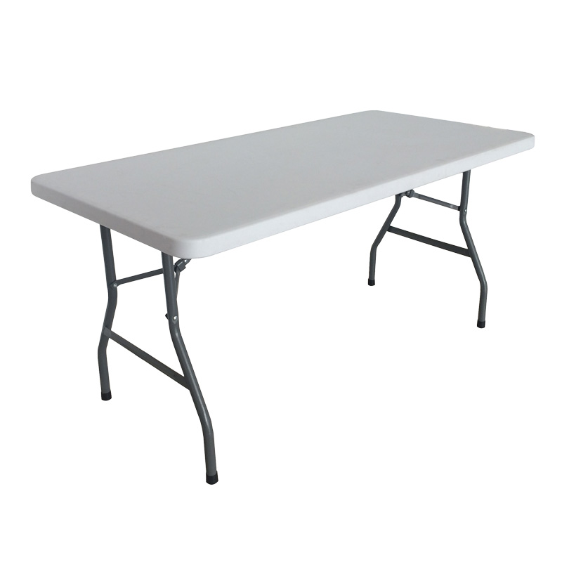 product_pako_142-000017 Τραπέζι catering-συνεδρίου Aprilia λευκό μονοκόμματη επιφάνεια 198x90x74εκ - Image 1