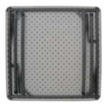 Τραπέζι catering Comfort πτυσσόμενο σε λευκή απόχρωση 80x80x74εκ - Image 2