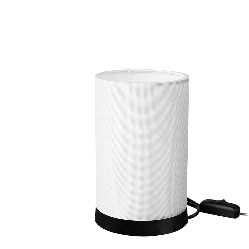 product_pako_147-000178 Επιτραπέζιο φωτιστικό Fana pvc σε κρεμ απόχρωση Φ14x21εκ - Image 1
