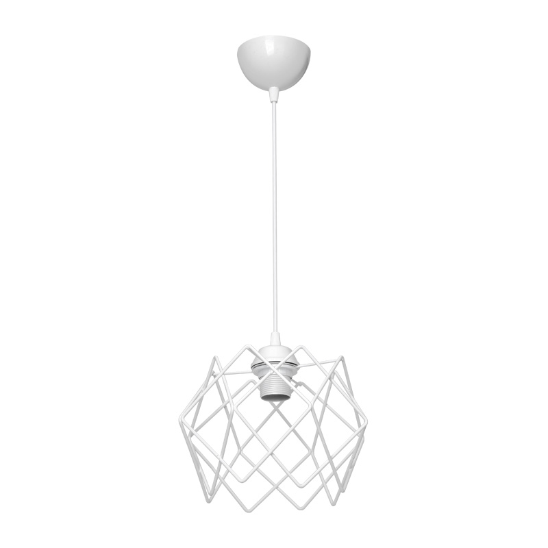 product_pako_147-000181 Φωτιστικό οροφής E27 μονόφωτο Teeby μέταλλο σε λευκή απόχρωση Φ22x17εκ - Image 1