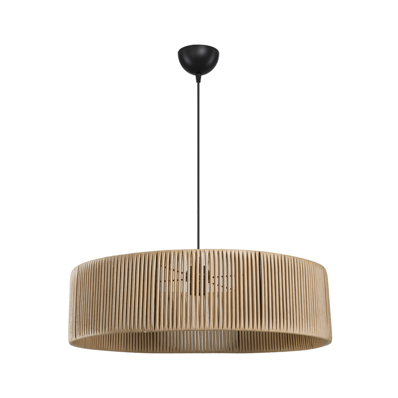 product_pako_147-000189 Φωτιστικό οροφής μονόφωτο Tebaha Ε27 σε φυσική απόχρωση Φ55x20εκ - Image 1