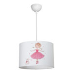 Παιδικό φωτιστικό οροφής Ballerina led E27 πολύχρωμο PVC Φ30x20εκ