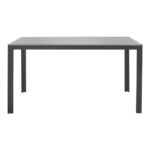 Τραπέζι Nares αλουμίνιο ανθρακί-plywood γκρι 140x80x72.5εκ - Image 2