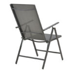 Πολυθρόνα Candor ανθρακί μέταλλο και γκρι textilene 51.5x63.5x107εκ (Σετ 2 τεμαχίων) - Image 4