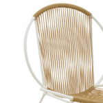 Καρέκλα Dapper λευκό μέταλλο-pe φυσικό 64.5x71x92.5εκ - Image 6