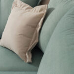 Γωνιακός καναπές αριστερή γωνία Romantic ύφασμα ciel-cream 290x235x95εκ - Image 6